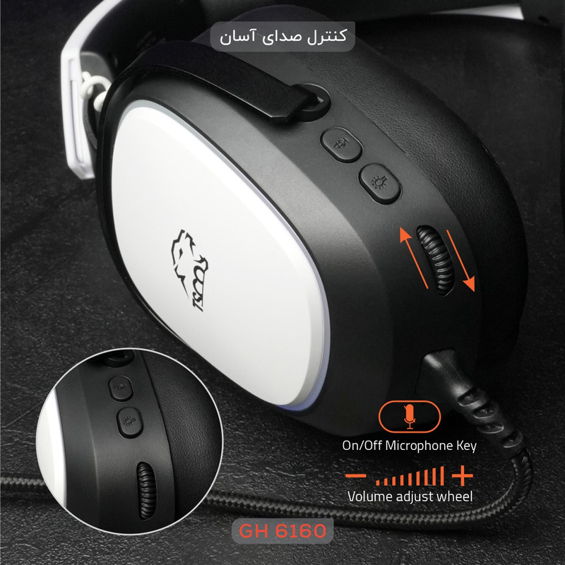 هدست گیمینگ تسکو مدل GH 6160 Luxor