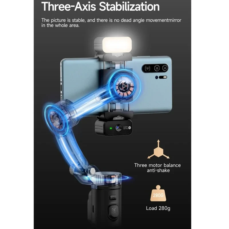 استابیلایزر توکی مدل M02 3-Axis به همراه دوربین دنبال کننده و فلش مگنتی
