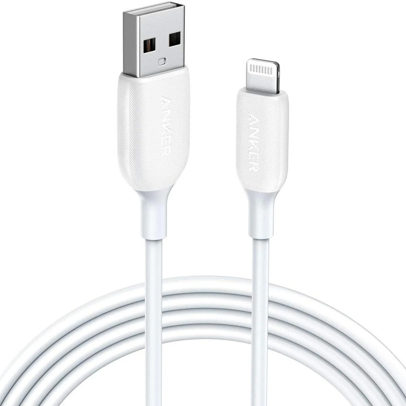 کابل تبدیل USB به لایتنینگ انکر مدل Anker PowerLine A8812 طول 0.9 متر