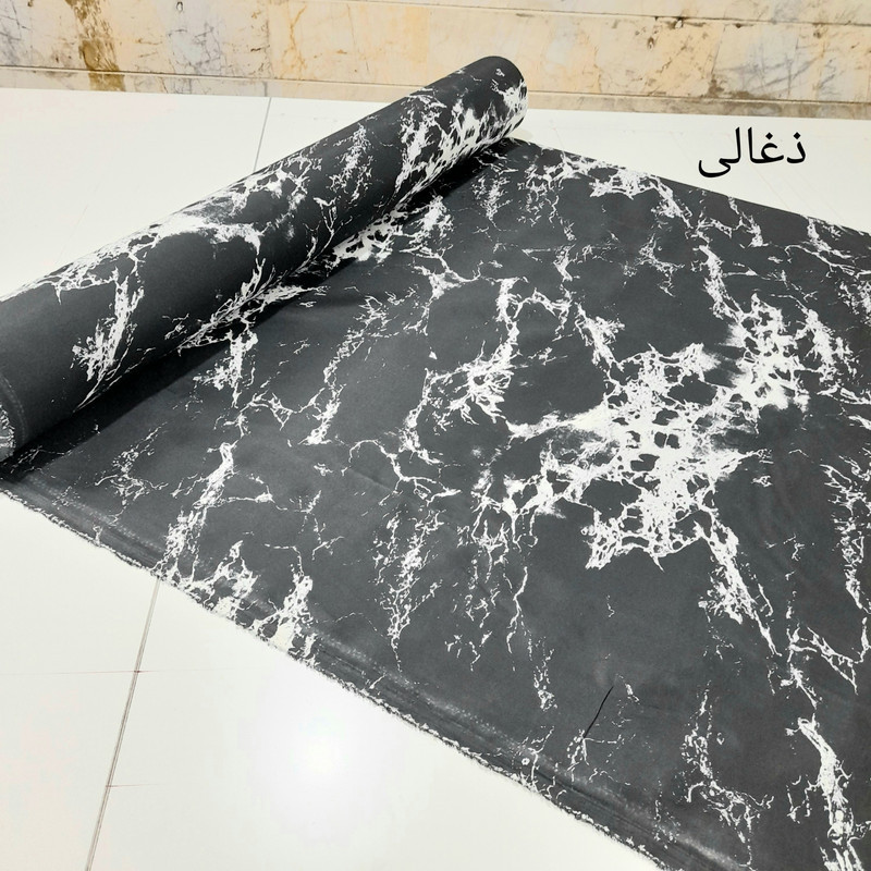 سرویس ملحفه مدل کشدوز niki05.18 طرح ماربل دو نفره سه تکه