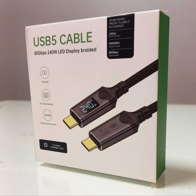 کابل USB-C دونجی مدل LD240W طول 1.5 متر