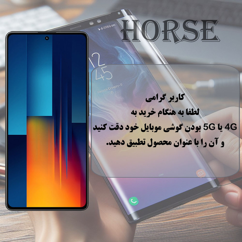 محافظ صفحه نمایش هورس مدل 12TABH20 مناسب برای تبلت شیائومی Poco Pad M1