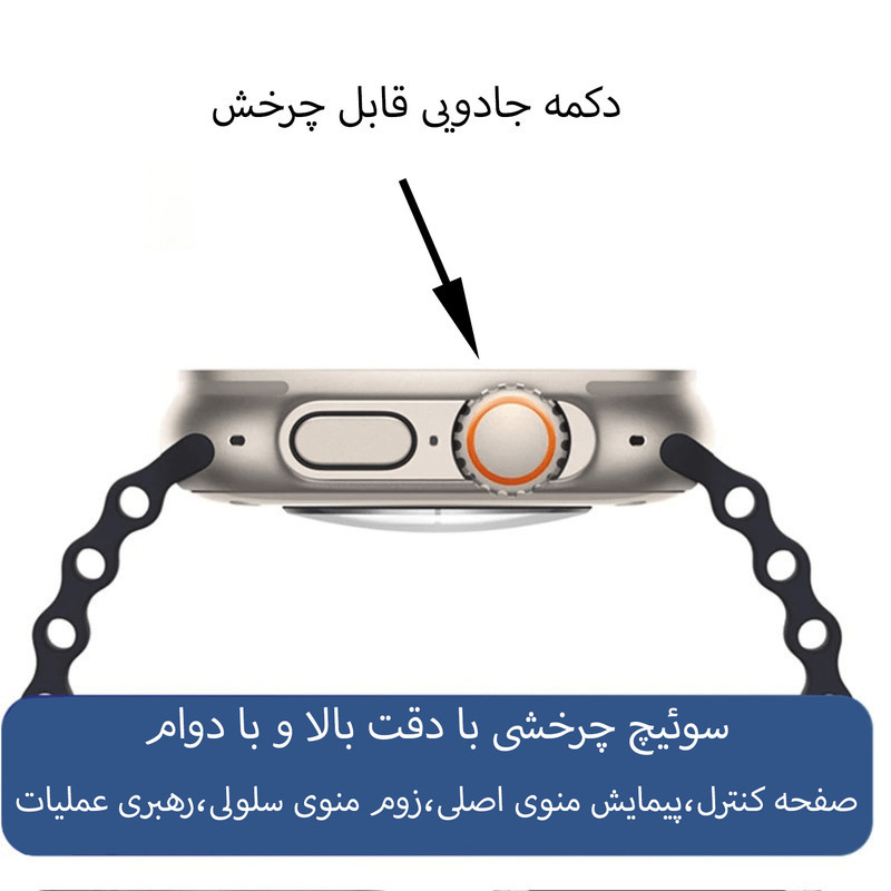 ساعت هوشمند مدل HR7 ULTRA3 به همراه هدفون بلوتوثی