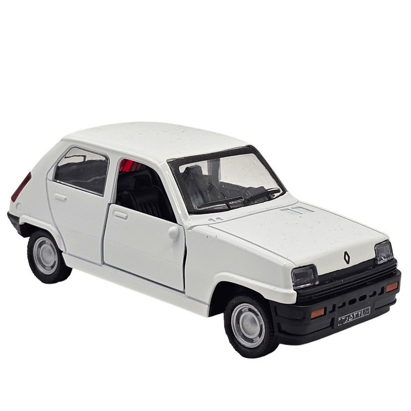 ماکت ماشین ناب سل مدل رنو 5 فلزی عقب کش کد Renault pull back metal car naab005 scale 1:48