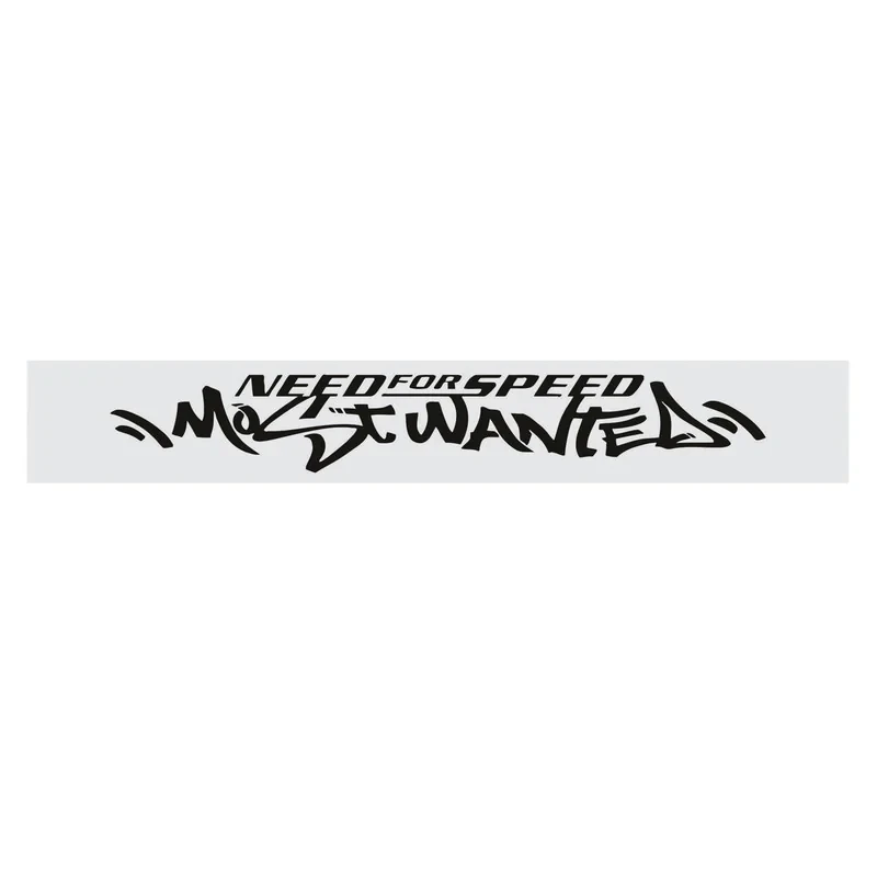 برچسب شیشه خودرو طرح ویندشیلد مدل آفتابگیر-MOST WANTED