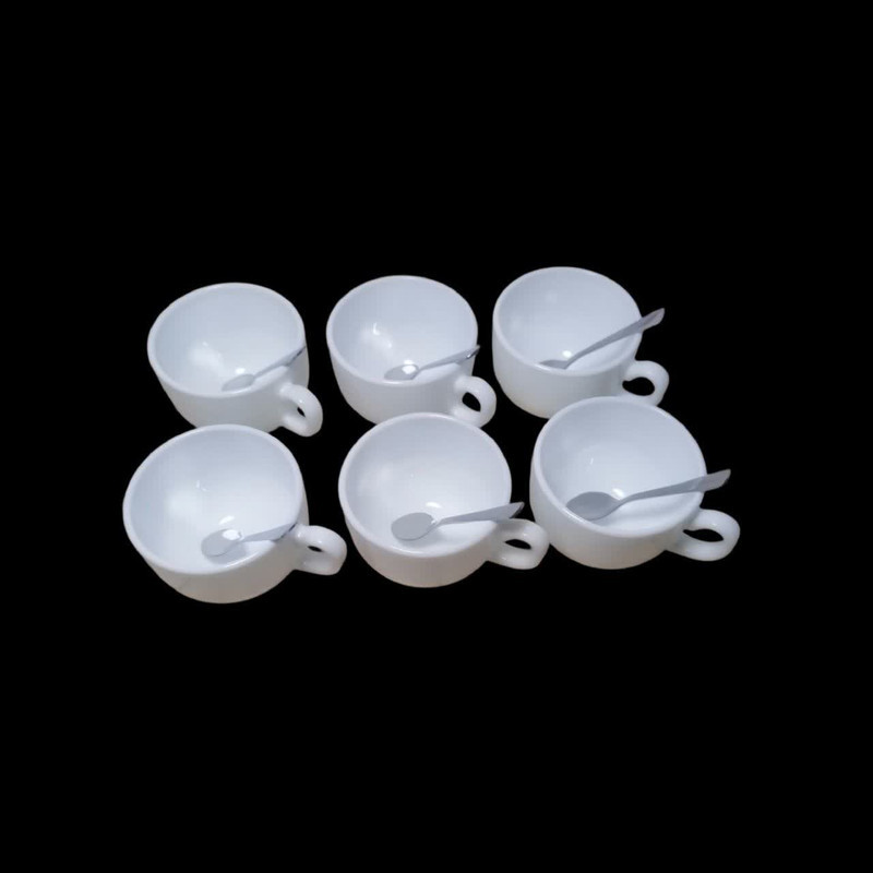 سرویس قهوه خوری 18 پارچه 6 نفره دینو مدل گرد کلاسیک