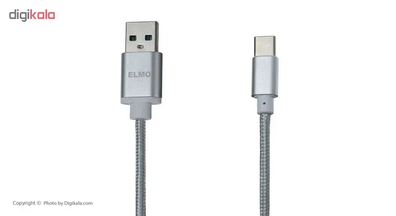 کابل شارژ، انتقال اطلاعات و تبدیل USB به USB-C المو مدل X-C-N طول 1 متر
