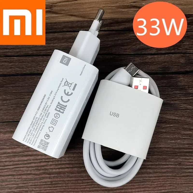 شارژر دیواری شیائومی مدل MDY-11EZ 33W به همراه کابل تبدیل USB-C