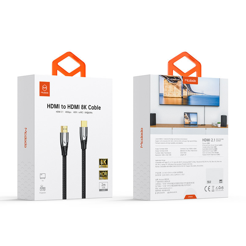 کابل HDMI مک دودو مدل CA-843 8K طول 2 متر