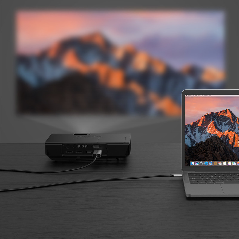 کابل تبدیل USB-C به HDMI لنشن مدل CU-707H NA 4K 60HZطول 1.8متر