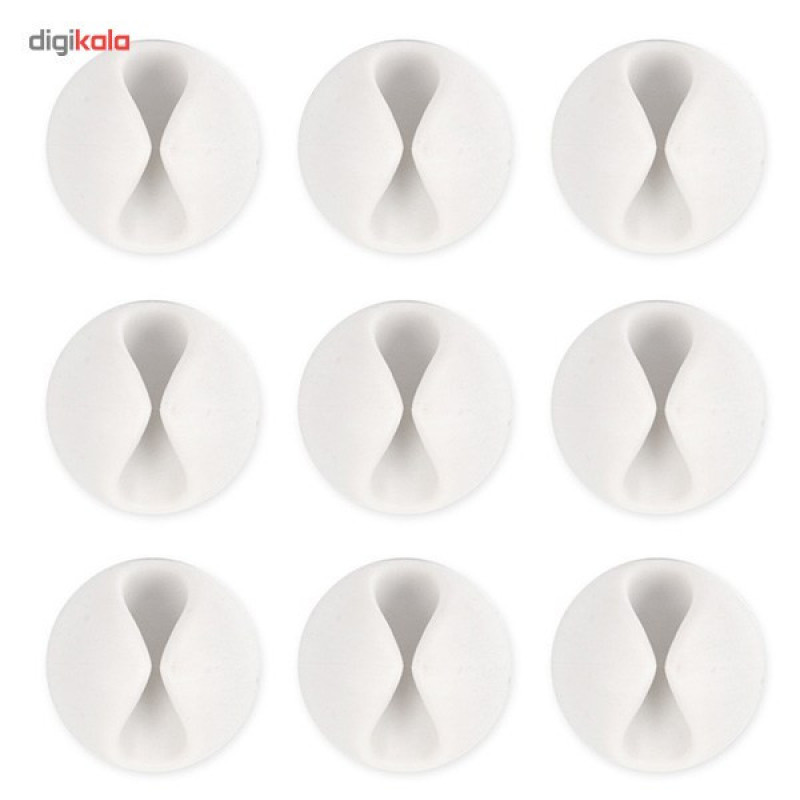 نگهدارنده کابل بلولانژ مدل CableDrop Mini بسته 9 عددی