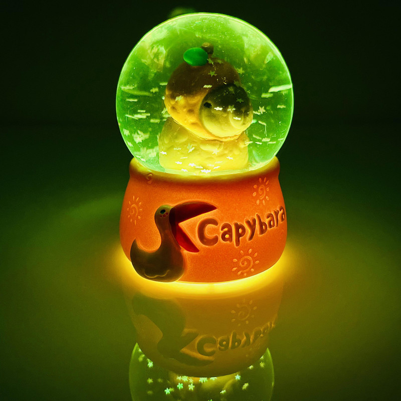 گوی چراغ‌دار مدل مینی Capybara طرح کوالا هویج عاشق کد C1623.15