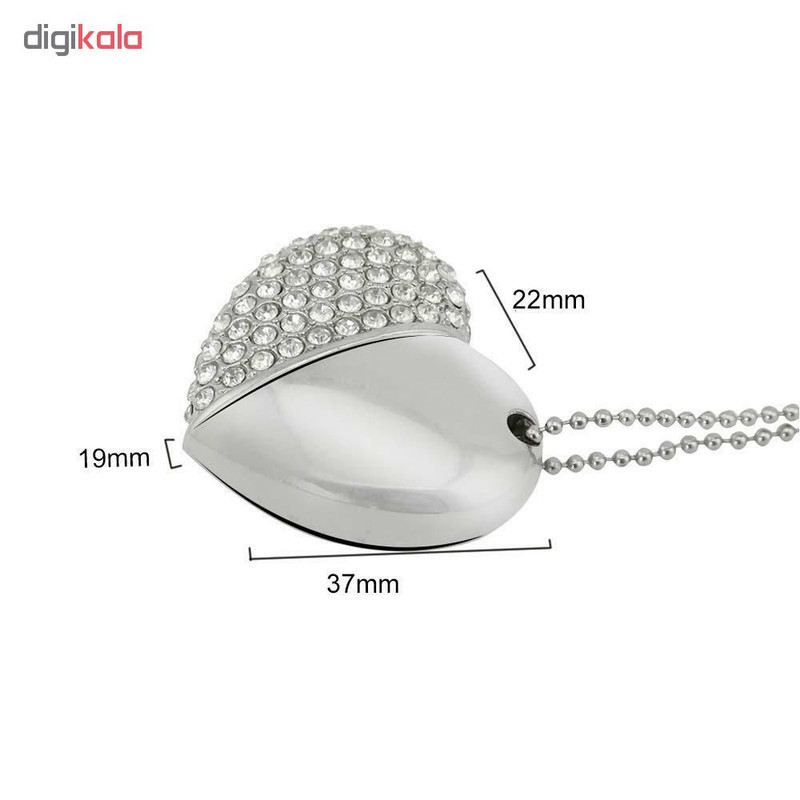 فلش مموری مدل heart6004 ظرفیت 16 گیگابایت