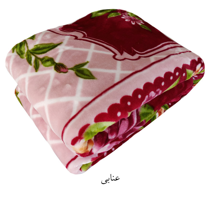 پتوی گلبافت کد 5814-CC سایز 160x220 سانتی متر