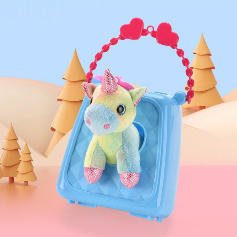 اسباب بازی مدل پونی کیف دار طرح Cute unicorns کد DR5048