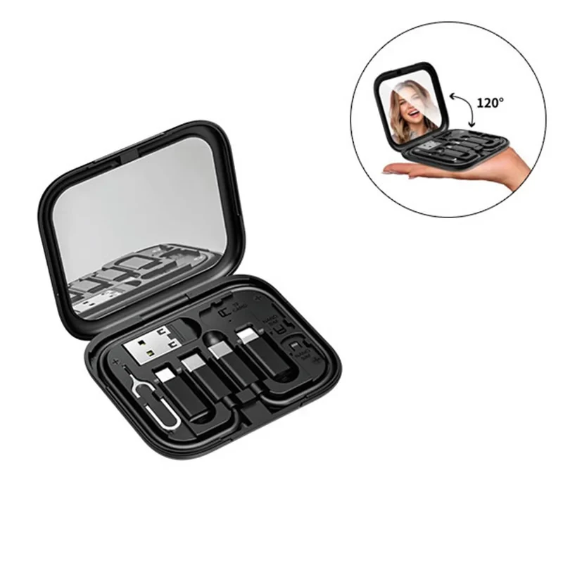 کابل تبدیل USB-CUSB به لایتنینگUSB-CMicroUSB بیوا مدل C-18 طول 0.28 متر