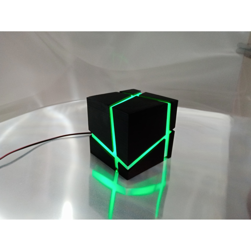 چراغ خواب مدل نئون کیوپ کد N2 RGB