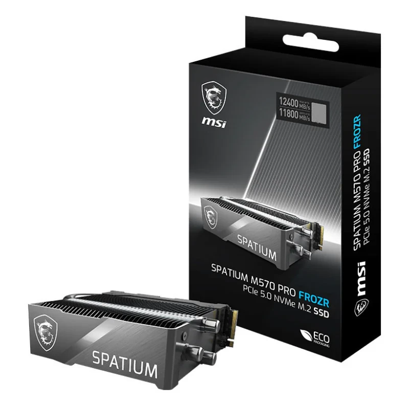 اس اس دی اینترنال PCIe Gen5 x4 ام اس آی مدل SPATIUM M570 PRO FROZR ظرفیت 2 ترابایت