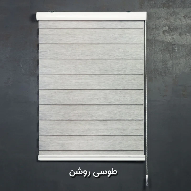 پرده زبرا طرح چوب کد SND-A-70 سایز 70x180 سانتی متر