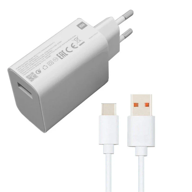 شارژر دیواری شیائومی مدل MDY-11-EZ _POCO به همراه کابل تبدیل USB-C