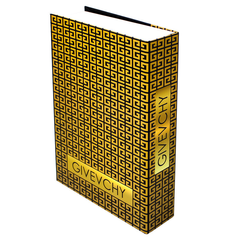 جعبه دکوری مدل کتاب دکوراتیو کد GLD DVL 202 مجموعه دو عددی