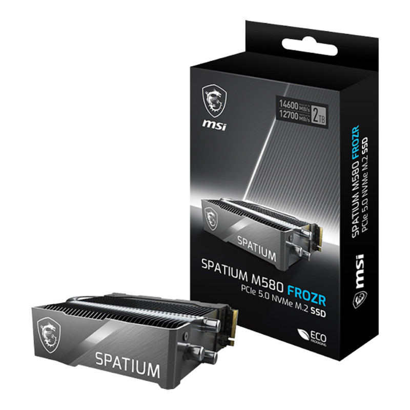 اس اس دی اینترنال PCIe Gen5 x4 ام اس آی مدل SPATIUM M580 FROZR ظرفیت 2 ترابایت