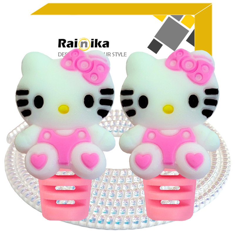 محافظ کابل شارژر رینیکا مدل Hello Kitty BBB B03 مجموعه 3 عددی