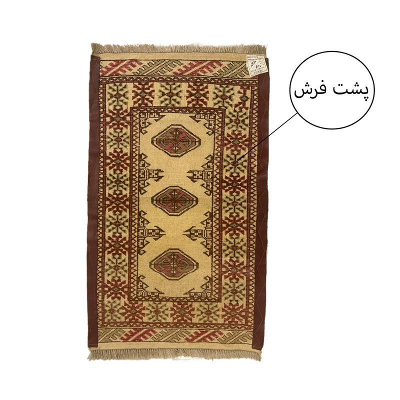 فرش دستباف نیم متری مدل ترکمن کد Nkpstp5