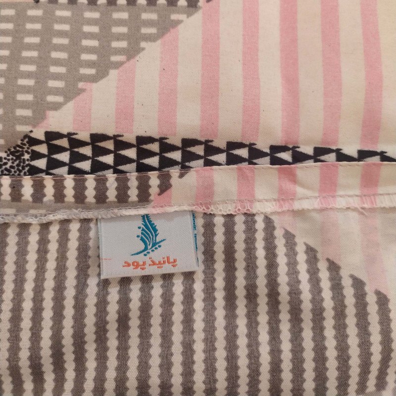 ملحفه پانیذ پود مدل چهل تکه کد A106-2 یک نفره سایز 170x235 سانتی متر