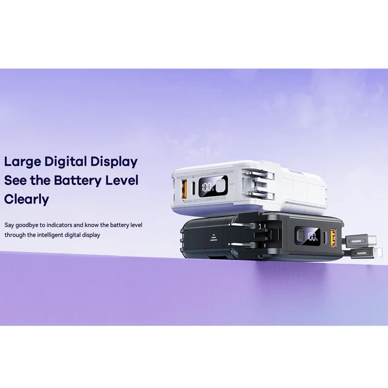 پاوربانک ریمکس مدل RPP-670-Multi compatible Chargers ظرفیت 10000 میلی آمپرساعت