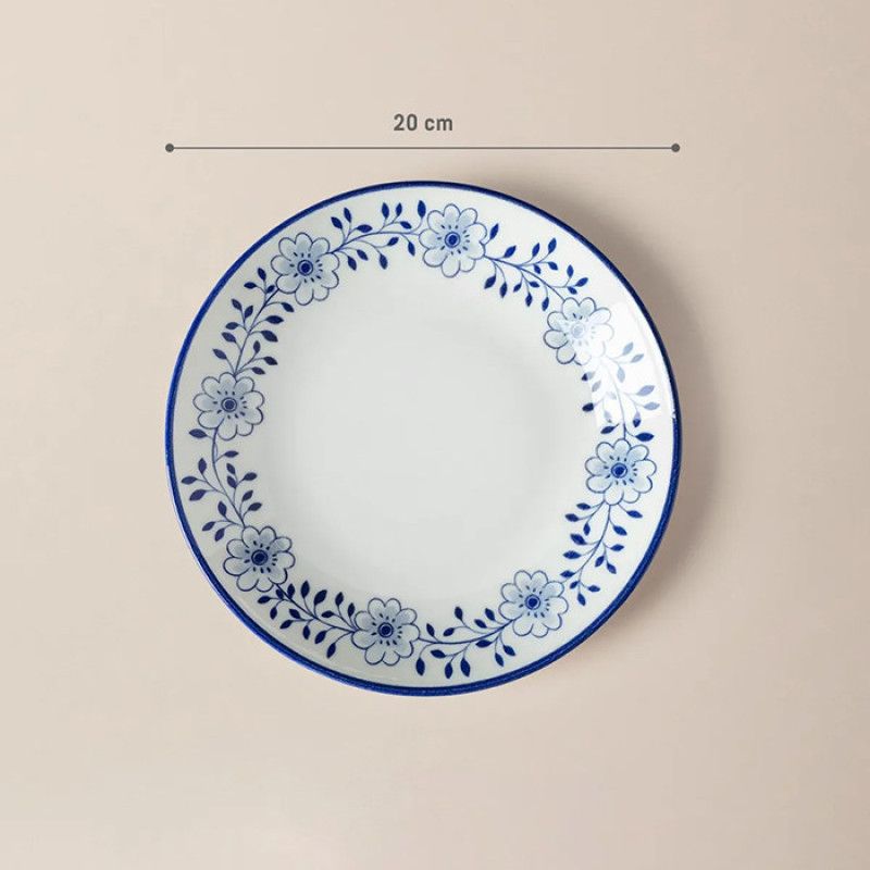بشقاب خورش خوری مادام کوکو مدل Reve Bleu Floral 20