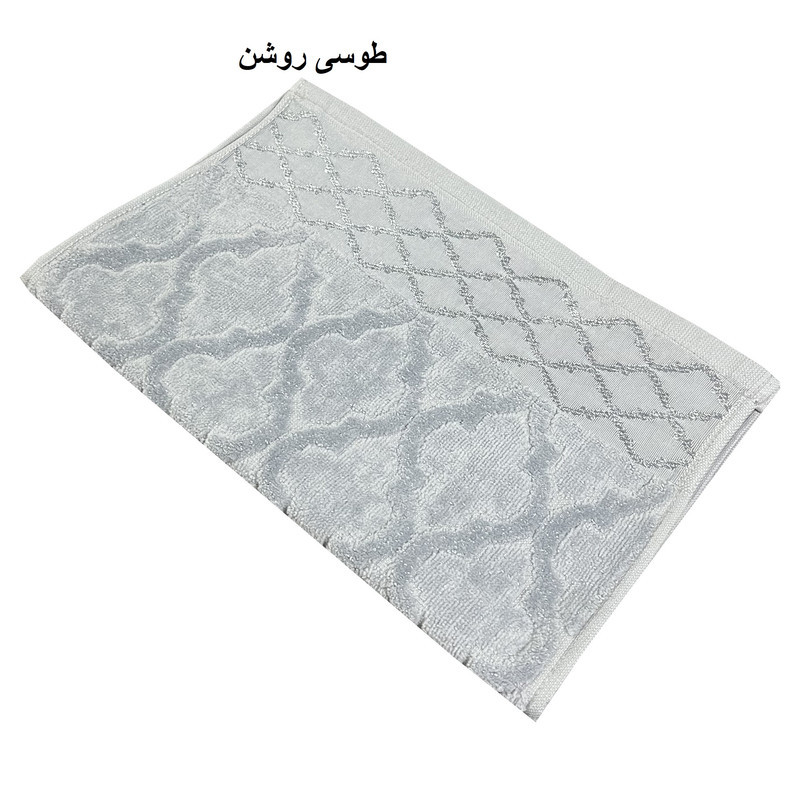 حوله دست و صورت ماندگار مدل MQ سایز 60x30 سانتی متر