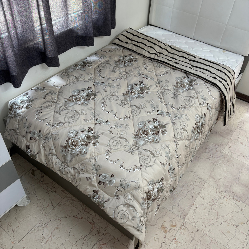 لحاف یک نفره مدل  بهاره سایز 160*240 سانتی متر