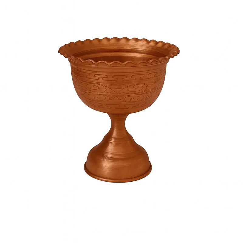 جام هفت سین مسی طرح لیزری کد ZH266.2