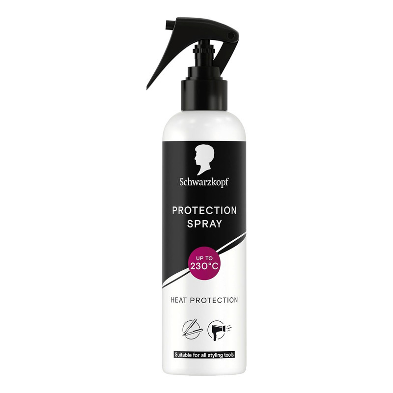 اسپری دو فاز مو شوآرزکوف مدل Schwarzkopf Protection Spray Heat مناسب انواع مو حجم 250 میلی لیتر