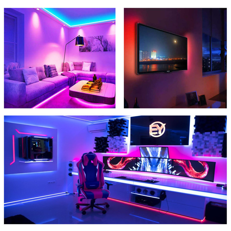 ریسه ال ای دی مدل RGB J طول 5 متر