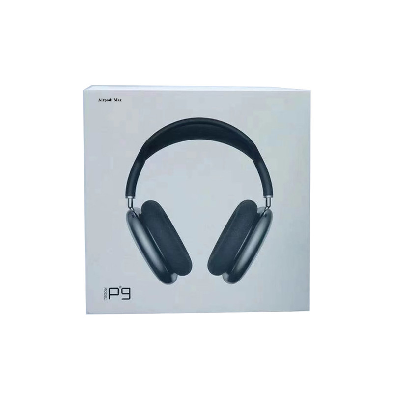 هدفون بلوتوثی مدل Airpods Max P9 بدون نویز کنسلینگ، درگاه شارژ USB Type-C، دارای میکروفون با کیفیت 105 دسی‌بل، مقاوم در برابر رطوبت و عرق