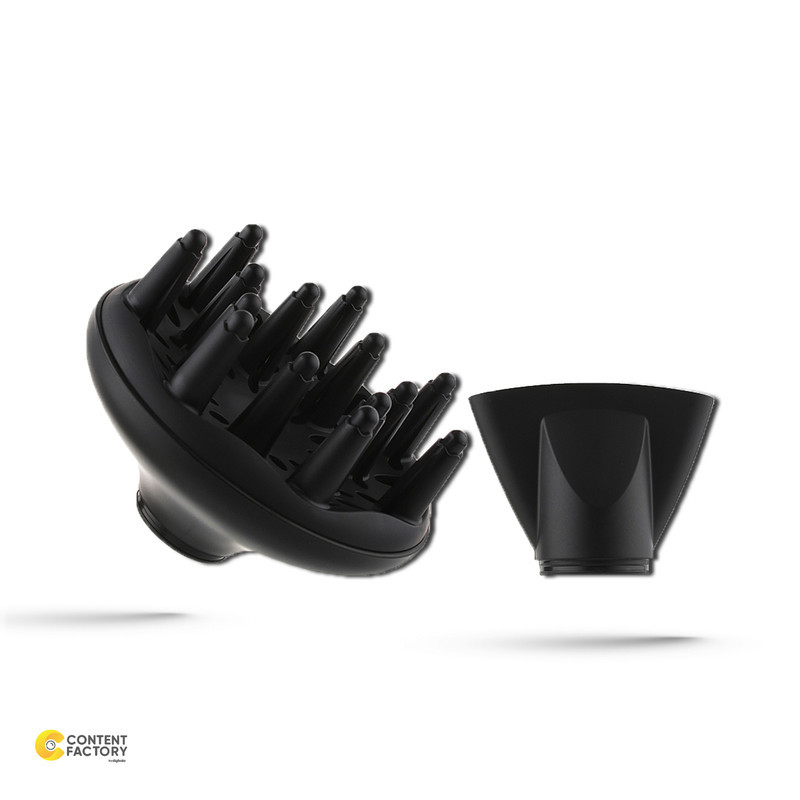 سشوار حرفه‌ای 2200 وات فیلیپس مدل BHD274، موتور AC، وزن 600 گرم، دارای سری متمرکز‌کننده باریک، متمرکز‌کننده پهن با ویژگی حجم‌دهندگی، با قابلیت باد سرد، فناوری تولید یون