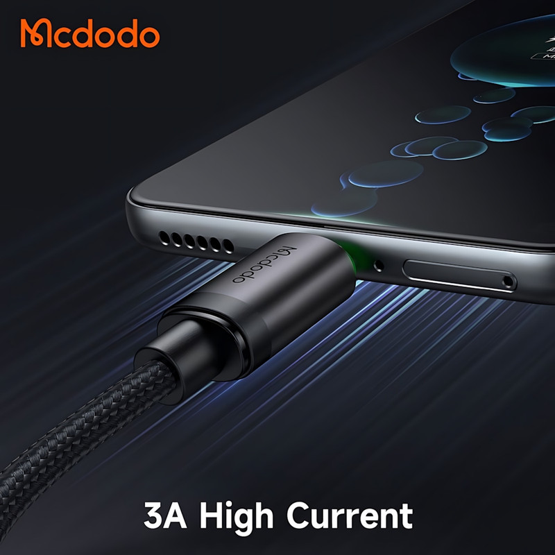 کابل تبدیل USB به MicroUSB مک دودو مدل MCCA399 LED Version طول 1 متر