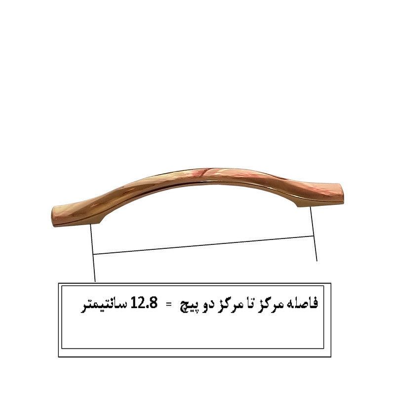دستگیره کابینت و کمد مدل SDN128 بسته 2 عددی