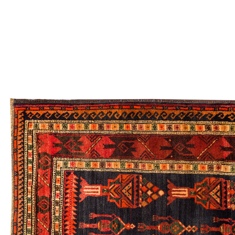 فرش دستبافت سه متری مدل نقشه بلوچ  کد 22.1234
