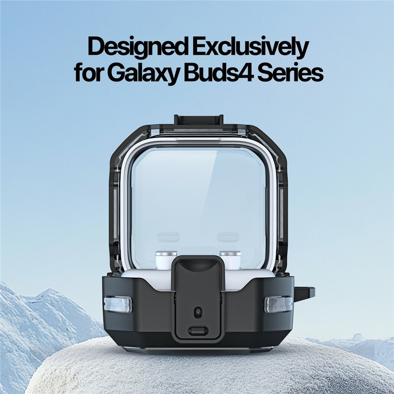 کاور دوکس دوکیس مدل SECD0008 مناسب برای کیس هدفون بلوتوثی سامسونگ Galaxy Buds 4  Buds pro 4