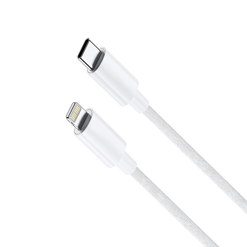 کابل شارژ usb-C به لایتنینگ تراسمی CA55-04 طول 1 متر