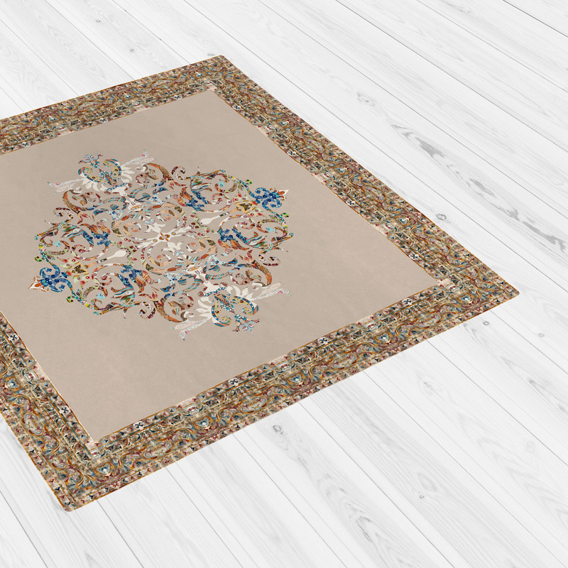 رومیزی طرح ابرنگی کد 9946.3
