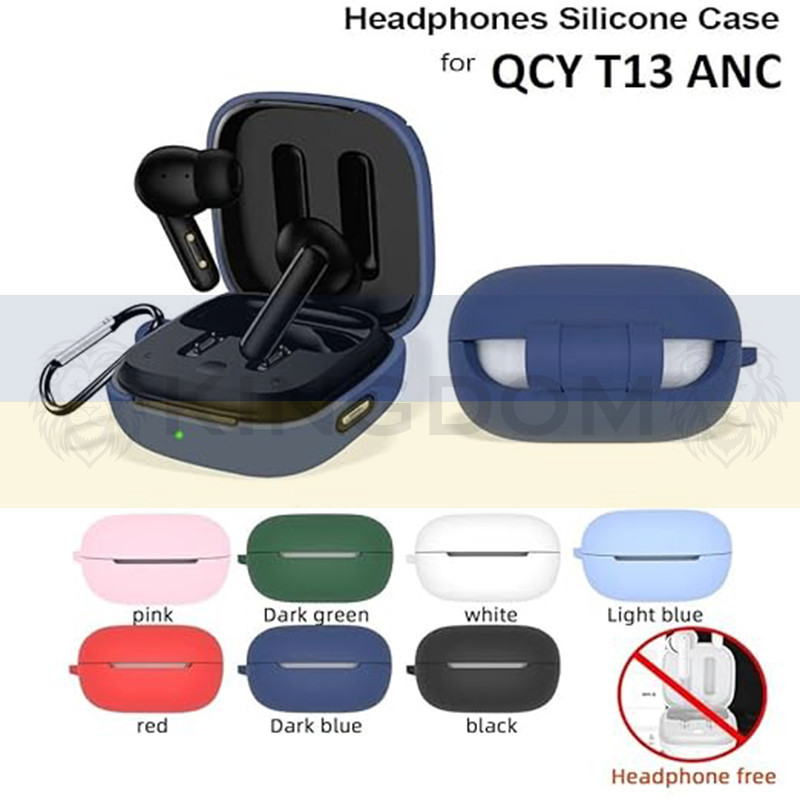 کاور کینگدام مدل Silicon Case مناسب برای کیس  هدفون بی سیم کیو سی وای T13 ANC