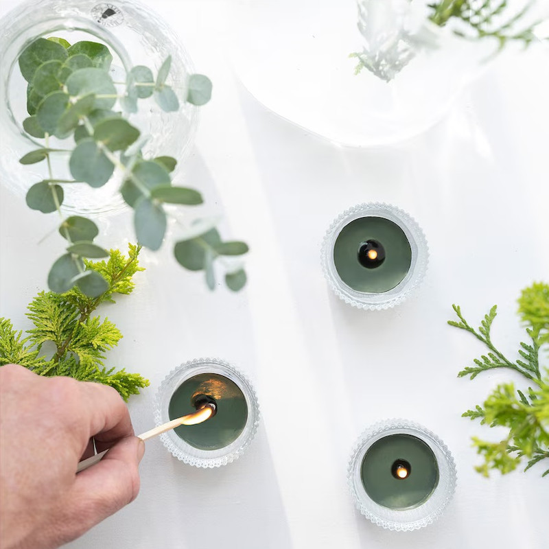 شمع وارمر ایکیا مدل JAMTSKOGEN بسته 30 عددی