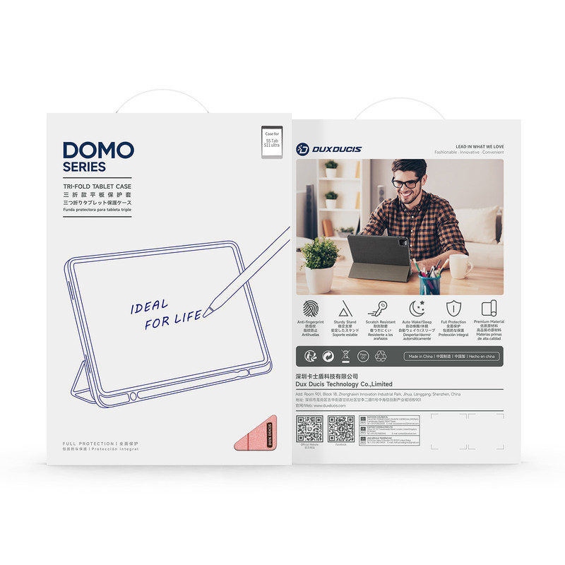 کیف کلاسوری دوکس دوکیس مدل DOMO مناسب برای تبلت سامسونگ Galaxy Tab S11 Ultra