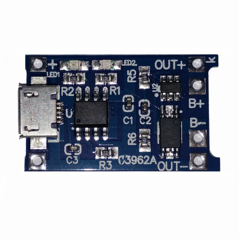 ماژول شارژر باتری  مدل TP- 4056 Micro USB بسته 3 عددی