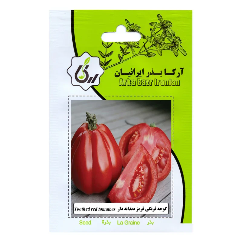 بذر گوجه فرنگی قرمز دندانه دار آرکا بذر ایرانیان کد 152-ARK
