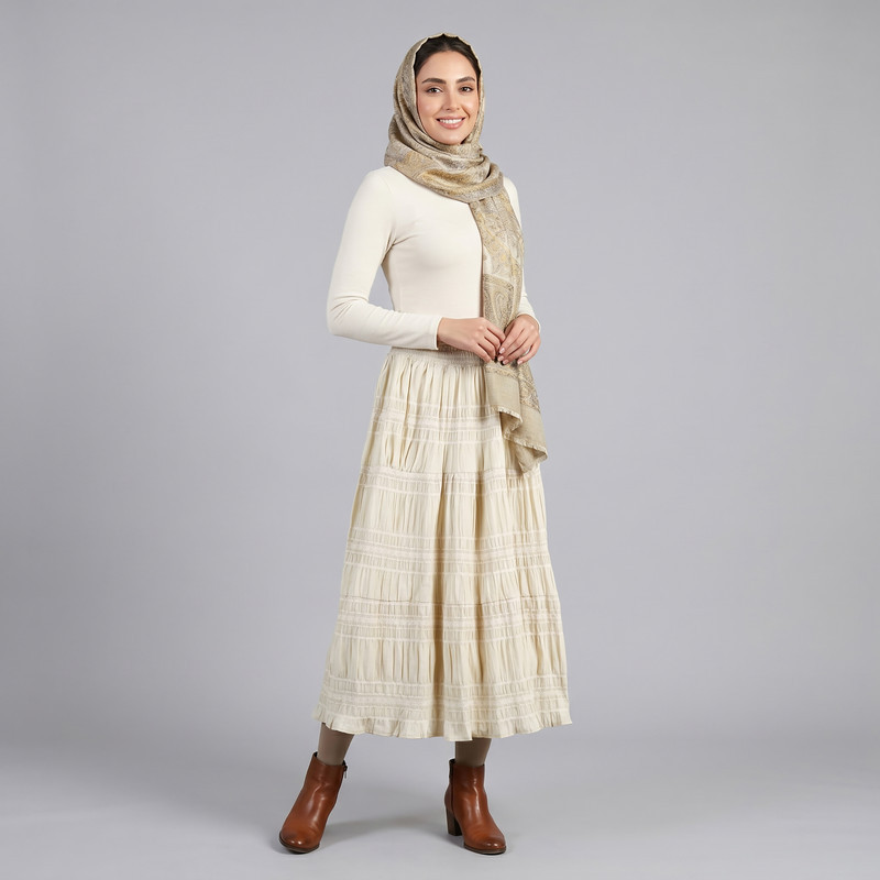 دامن کلوش زنانه ال سی وایکیکی مدل S570283Z8
